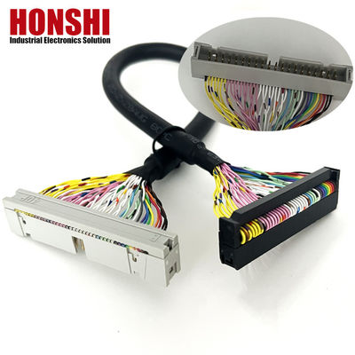 UL20276 সার্টিফাইড 40P Shielded Ribbon Cable PLC Connection IDC to Box Header Flat Cable