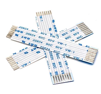 কাস্টমাইজড ফ্ল্যাট এফএফসি রিবন ক্যাবল UL20624 80c 60v 40 পিন এফপিসি ক্যাবল অটোমোবাইলের জন্য