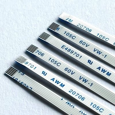কাস্টমাইজড ফ্ল্যাট এফএফসি রিবন ক্যাবল UL20624 80c 60v 40 পিন এফপিসি ক্যাবল অটোমোবাইলের জন্য