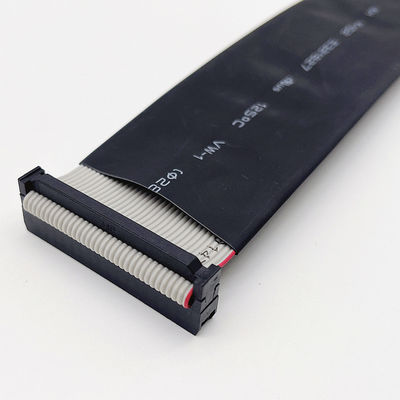 2.54mm বৈদ্যুতিক আইডিসি ফ্ল্যাট রিবন ক্যাবল 20 পিন AWM 2651 VW-1 105C 300V 28awg