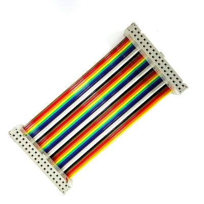 D Sub 9 পিন ফ্ল্যাট ইলেকট্রিক ক্যাবল 28AWG সোজা সিরিয়াল RS232 রিবন ক্যাবল