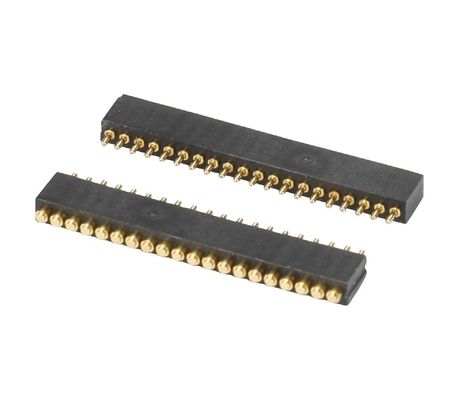 1.27mm H3.8mm পোগো পিন সংযোগকারী ব্রাস C6801 উপাদান 12 পিন সংযোগকারী স্পষ্টতা সঙ্গে