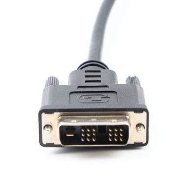 DVI 18 1 পুরুষ থেকে পুরুষ HD মোল্ডড ক্যাবল সমাবেশ OD6.0 HDTV UL20276 30Awg এর জন্য