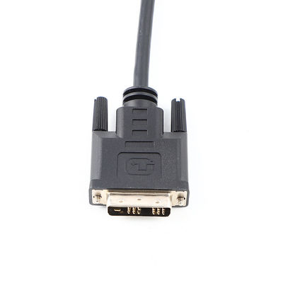 DVI 18 1 পুরুষ থেকে পুরুষ HD মোল্ডড ক্যাবল সমাবেশ OD6.0 HDTV UL20276 30Awg এর জন্য