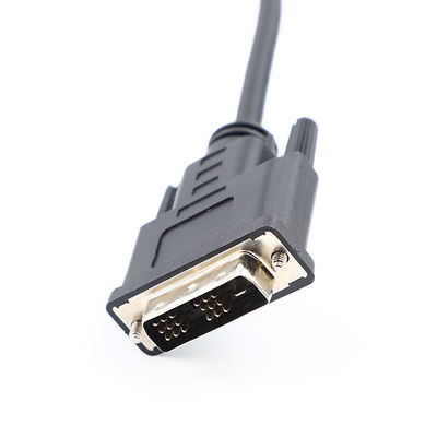 DVI 18 1 পুরুষ থেকে পুরুষ HD মোল্ডড ক্যাবল সমাবেশ OD6.0 HDTV UL20276 30Awg এর জন্য