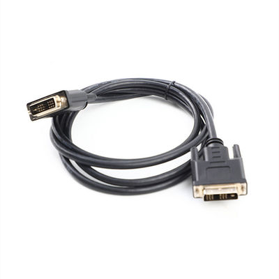 DVI 18 1 পুরুষ থেকে পুরুষ HD মোল্ডড ক্যাবল সমাবেশ OD6.0 HDTV UL20276 30Awg এর জন্য