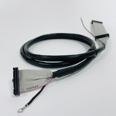 UL20706 আইডিসি গোলাকার ক্যাবল 34pin 40pin পিচ 2.54mm আইডিসি সংযোগকারী ইলেকট্রনিক জন্য