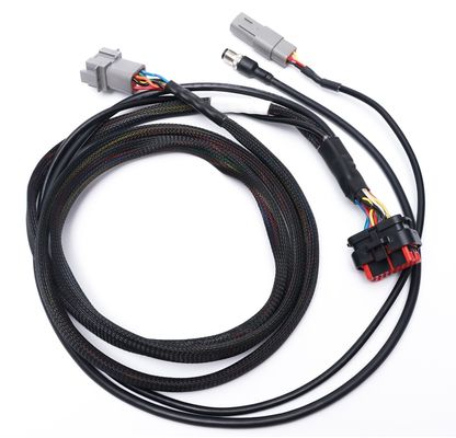 কাস্টম অটোমোটিভ ওয়্যারিং হারনেস 24 পিন 24 - 32AWG তারের সংযোগের জন্য