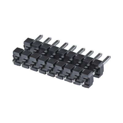 5.08mm পিচ একক সারি শিরোনাম সংযোগকারী স্ট্রেইট ডিপ টাইপ 2 - 20 পিন H2.5mm