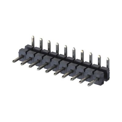 5.08mm পিচ একক সারি শিরোনাম সংযোগকারী স্ট্রেইট ডিপ টাইপ 2 - 20 পিন H2.5mm