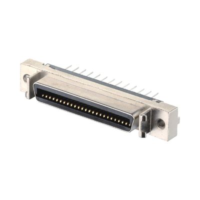জিংক খাদ শেল উপাদান 68 পিন SCSI সংযোগকারী Solder প্রকার VHDCI HPCN পুরুষ