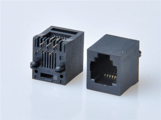 8p8c RJ45 জ্যাক সংযোগকারী পিসিবি মাউন্ট নেটওয়ার্ক সকেট ইন্টারনেটের জন্য মডুলার তামা খাদ