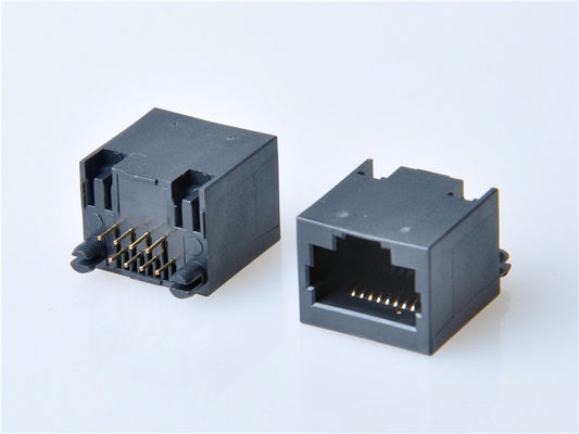 8p8c RJ45 জ্যাক সংযোগকারী পিসিবি মাউন্ট নেটওয়ার্ক সকেট ইন্টারনেটের জন্য মডুলার তামা খাদ