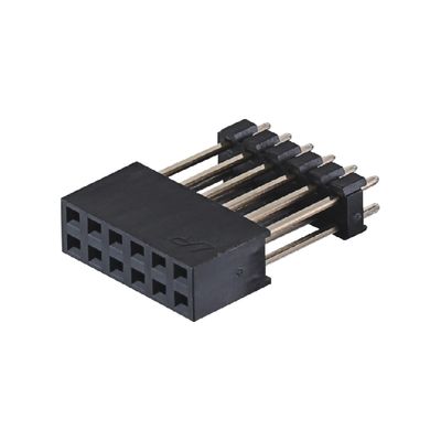 2.0mm পিচ ডুয়াল সারি 180 ডিগ্রী বোর্ড থেকে বোর্ড সংযোগকারী মহিলা পিন হেডার সংযোগকারী