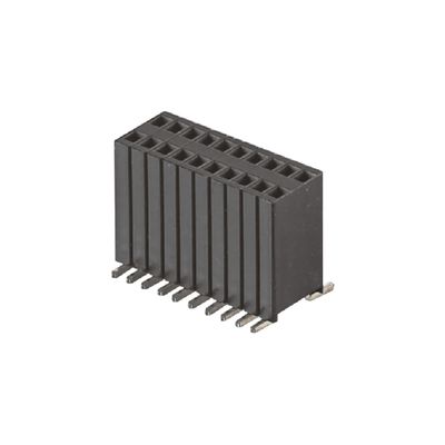 1.27x2.54mm H8.5mm মহিলা বোর্ড থেকে বোর্ড পাওয়ার সংযোগকারী এসএমটি টাইপ 100 পিন সংযোগকারী