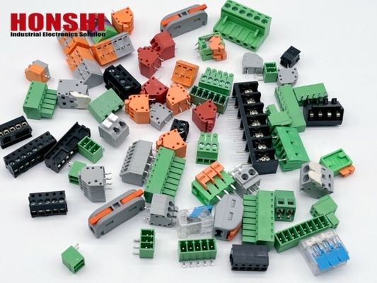 2.5mm 3.5mm স্ক্রুলেস টার্মিনাল ব্লক সংযোগকারী পিসিবি স্প্রিং টার্মিনাল ব্লক