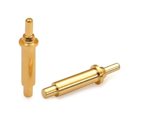 কাস্টম 5.08mm পিচ পোগো পিন সংযোগকারী পুরুষ 8 পিন 4.0mm তিন সারি স্প্রিং লোড