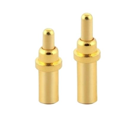 কাস্টম 5.08mm পিচ পোগো পিন সংযোগকারী পুরুষ 8 পিন 4.0mm তিন সারি স্প্রিং লোড