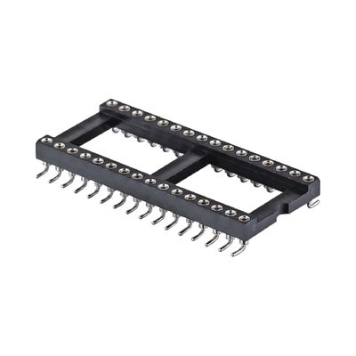 মেশিনযুক্ত মহিলা হেডার 2.54mm H7.0mm দৈর্ঘ্য 10.0mm সোজা 1-40Pin PCB সংযোগকারী