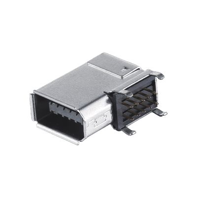 IEEE1394 10 পিন মহিলা সংযোগকারী সার্ভার I/O সংযোগকারী SM-10P সোল্ডার প্রকার