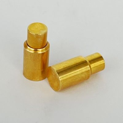 কাস্টম 0.02mm ব্যাসার্ধ 10u '' স্বর্ণ Plated ব্রাস পিন যোগাযোগ স্প্রিংস পুরুষদের জন্য লিঙ্গ এবং লবণ কুয়াশা 72H