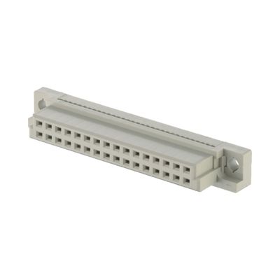 2 সারি 32 পিন আইডিসি টাইপ সংযোগকারী Din41612 2.54mm পিচ মহিলা সংযোগকারী