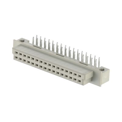2 সারি 32 পিন আইডিসি টাইপ সংযোগকারী Din41612 2.54mm পিচ মহিলা সংযোগকারী