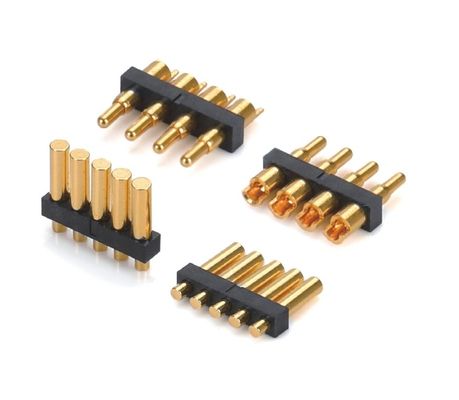 DC12V পোগো পিন সংযোগকারী 2.54 মিমি 2 পিন পুরুষ ক্যাপ সঙ্গে পোগপিন একক সারি ডান কোণ ডুব