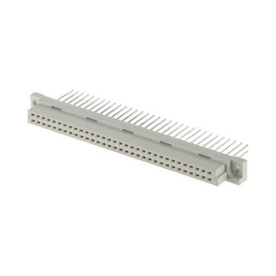 সোজা মহিলা 2 সারি DIN 41612 সংযোগকারী 64 পিন উল্লম্ব PCB নামমাত্র বর্তমান 3A
