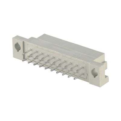 সোজা মহিলা 2 সারি DIN 41612 সংযোগকারী 64 পিন উল্লম্ব PCB নামমাত্র বর্তমান 3A