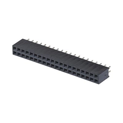 2.0mm H4.3mm ডিআইপি হেডার মহিলা সোজা ডিপ 2x2 2x40pin মহিলা হেডার সংযোগকারী