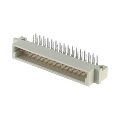 ডিআইপি পুরুষ সংযোগকারী Din 41612 2.54mm হোল 3 সারি উল্লম্ব PCB সংযোগকারী মাধ্যমে
