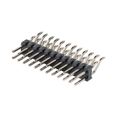 DIN টাইপ 2.0mm পিচ পিন হেডার সংযোগকারী সোজা 2 - 40 পিন একক সারি সংযোগকারী
