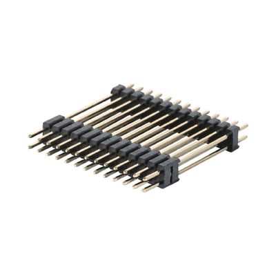 DIN টাইপ 2.0mm পিচ পিন হেডার সংযোগকারী সোজা 2 - 40 পিন একক সারি সংযোগকারী