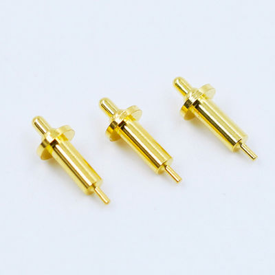 কাস্টমাইজড 120g±20% স্প্রিং ফোর্স DC12V ব্রাস পোগো পিন থ্রু হোল সংযোগের জন্য