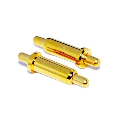 ডাবল হেড ব্রাস পোগো পিন দৈর্ঘ্য 6.5mm ডাবল শেষ স্প্রিং লোড পোগো পিন