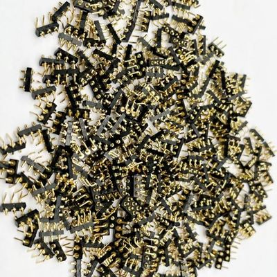 3p 2.54mm স্প্রিং লোড মহিলা বল প্লঞ্জার চৌম্বকীয় পোগো পিন সংযোগকারী