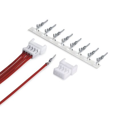 কাস্টম Jst ক্যাবল Sh Gh Zh Ph Xh Vh Molex 1.25 সংযোগকারী প্লাগ সকেট ক্রাম্প যোগাযোগ OEM