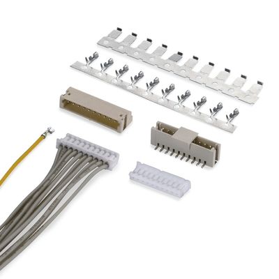 কাস্টম Jst ক্যাবল Sh Gh Zh Ph Xh Vh Molex 1.25 সংযোগকারী প্লাগ সকেট ক্রাম্প যোগাযোগ OEM