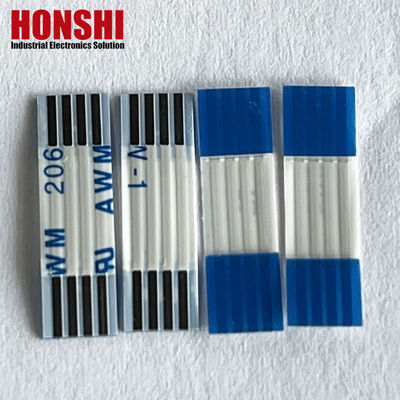 ফ্ল্যাট ফ্লেক্সিবল ক্যাবল ওয়্যারিং হার্ন 0.5MM পিচ 4P-68P বিপরীত 60/100/150/200MM FFC ক্যাবল