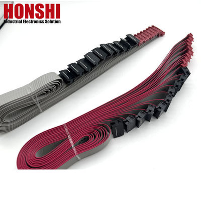 UL2651 আইডিসি সংযোগকারী সহ ফ্ল্যাট ক্যাবল 8 10 20 30 34 36 40 64 পিন রিবন আইডিসি ক্যাবল