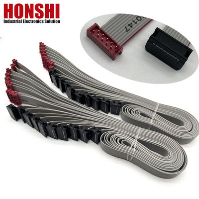 UL2651 আইডিসি সংযোগকারী সহ ফ্ল্যাট ক্যাবল 8 10 20 30 34 36 40 64 পিন রিবন আইডিসি ক্যাবল