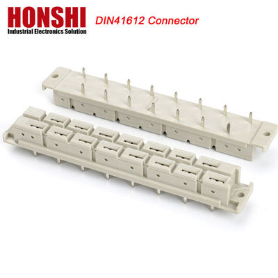 5.08mm DIN 41612 সংযোগকারী 2 সারি 15P মহিলা পাওয়ার টাইপ PCB উল্লম্ব মহিলা 7+8 P 15Pin