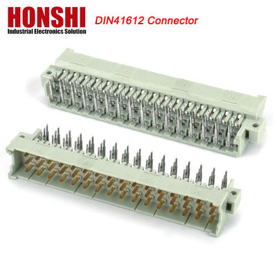 5.08mm DIN 41612 সংযোগকারী 2 সারি 15P মহিলা পাওয়ার টাইপ PCB উল্লম্ব মহিলা 7+8 P 15Pin