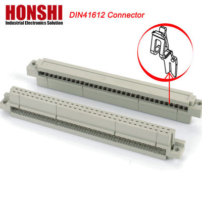 2.54mm Euro DIN 41612 সংযোগকারী মহিলা আইডিসি টাইপ 3row 64P 96P PCB বোর্ডের জন্য সংযোগকারী
