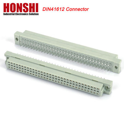 2.54mm Euro DIN 41612 সংযোগকারী মহিলা আইডিসি টাইপ 3row 64P 96P PCB বোর্ডের জন্য সংযোগকারী