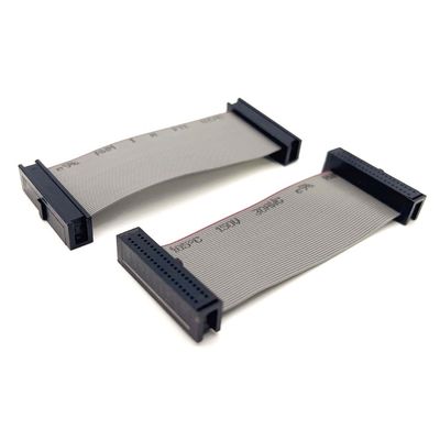 Ul 2561 28 Gauge 2.54 পিচ ডিপ ক্যাবল সমন্বয় Idc 20 পিন ফ্ল্যাট রিবন ক্যাবল তারের হারনেস