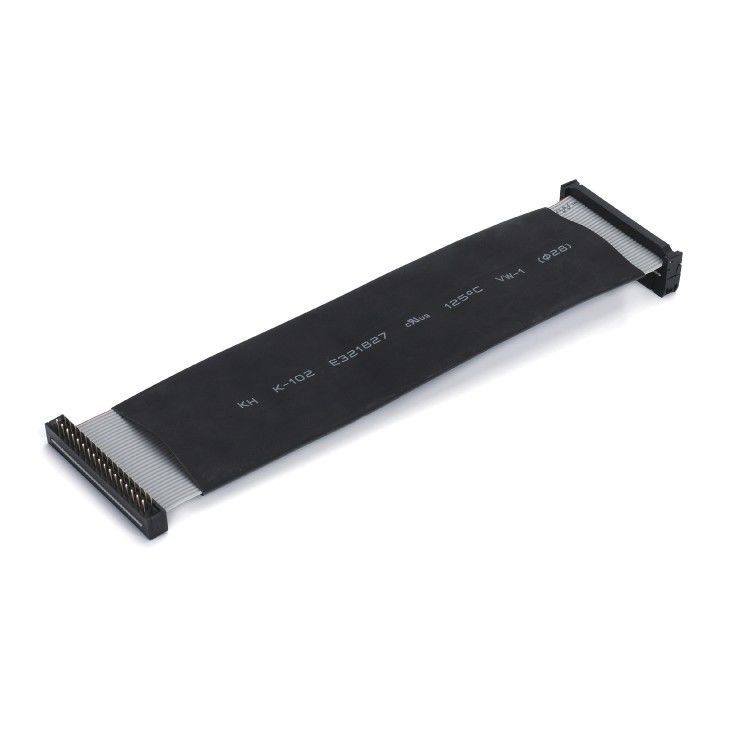 2.54mm বৈদ্যুতিক আইডিসি ফ্ল্যাট রিবন ক্যাবল 20 পিন AWM 2651 VW-1 105C 300V 28awg