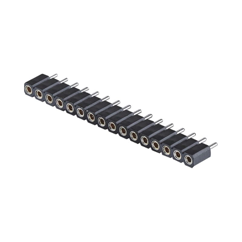 মেশিনযুক্ত মহিলা হেডার 2.54mm H7.0mm দৈর্ঘ্য 10.0mm সোজা 1-40Pin PCB সংযোগকারী