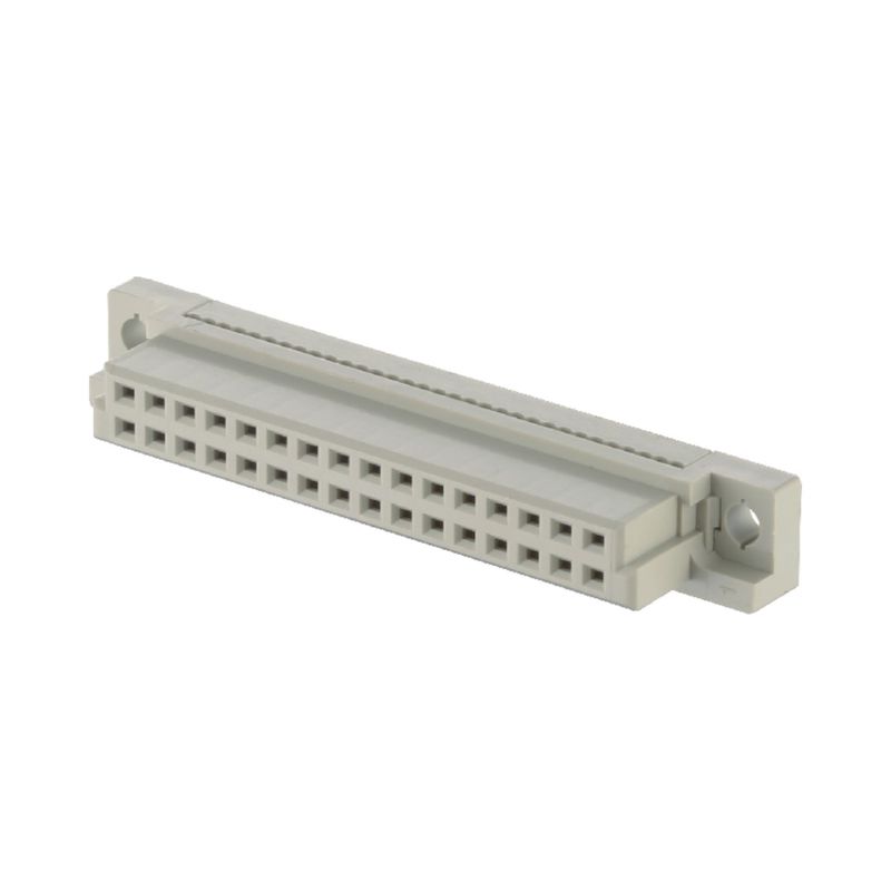 2 সারি 32 পিন আইডিসি টাইপ সংযোগকারী Din41612 2.54mm পিচ মহিলা সংযোগকারী